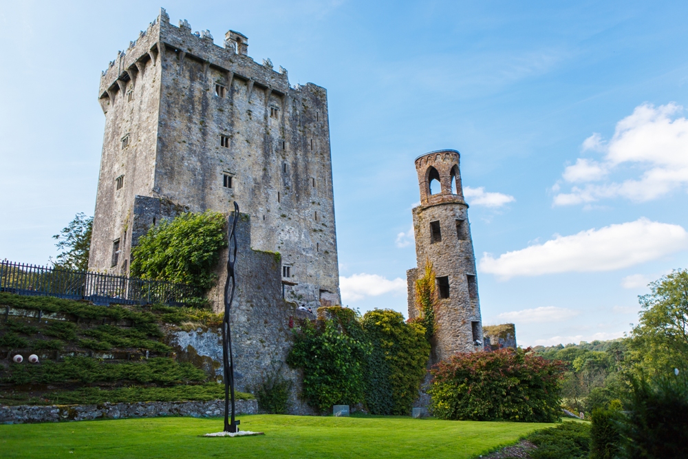 Kissing the Stone at Blarney Castle