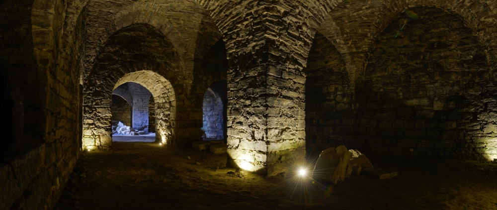 The Ruins of the Maasi Fortress-Castle in Estonia