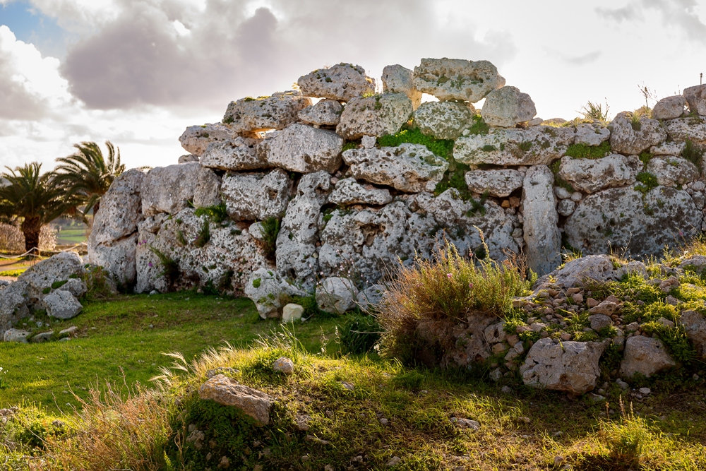 The Ggantija Temples of Gozo in the Maltese Islands